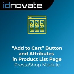 Module Add to Cart Button and Attributes in Product List ✅ pour PrestaShop